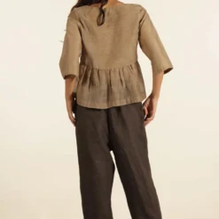 Urbania Golden Sand Gathered Top -Outlet Loometta Store 4823ua17 4 1