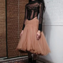 QUOD Sheer Black Mesh Top -Outlet Loometta Store 51123qu5 2