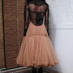 QUOD Sheer Black Mesh Top -Outlet Loometta Store 51123qu5 4