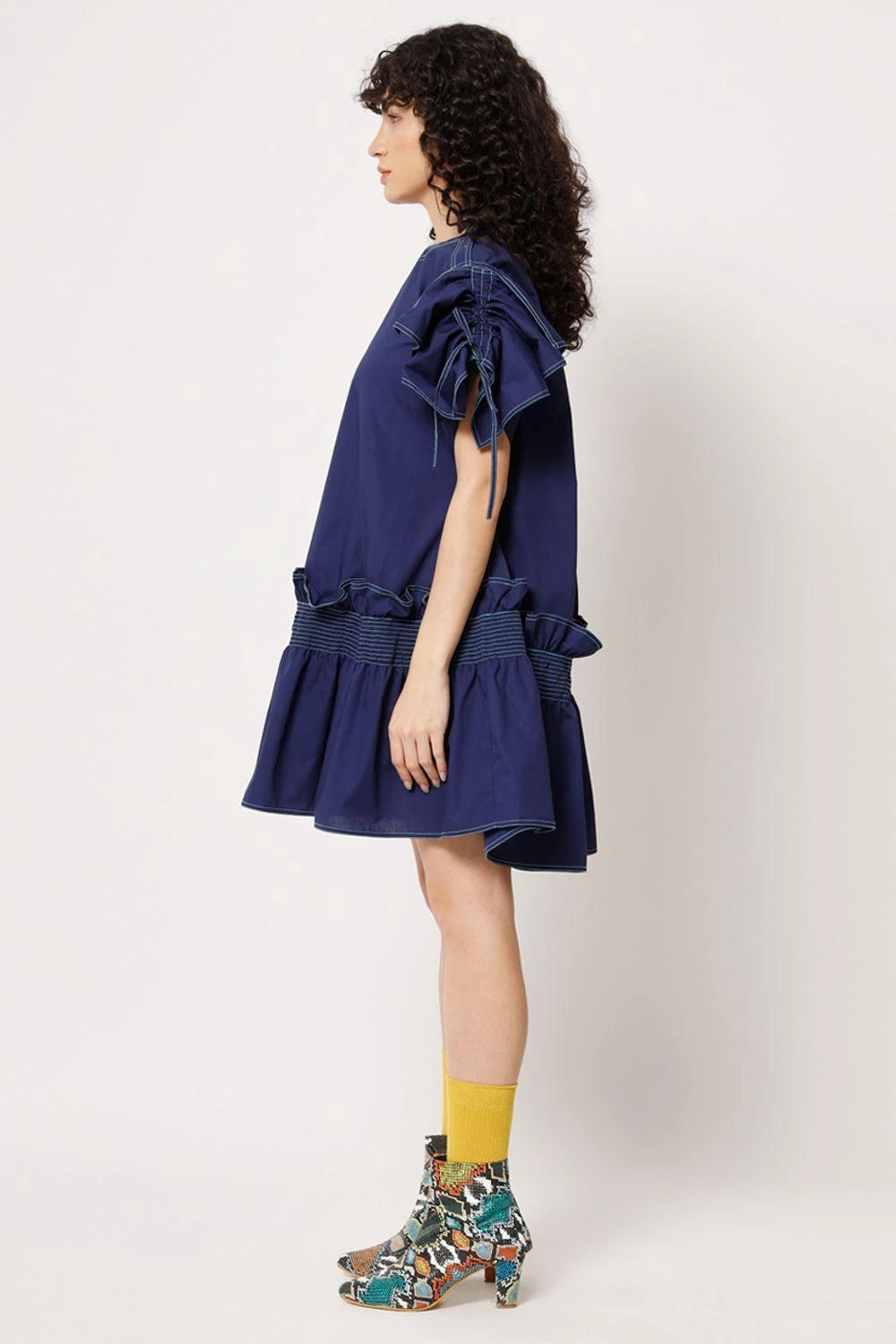 Two Point Two Navy Blue Samu Dress 5 Two Point Two Navy Blue Samu Dress - Image 3