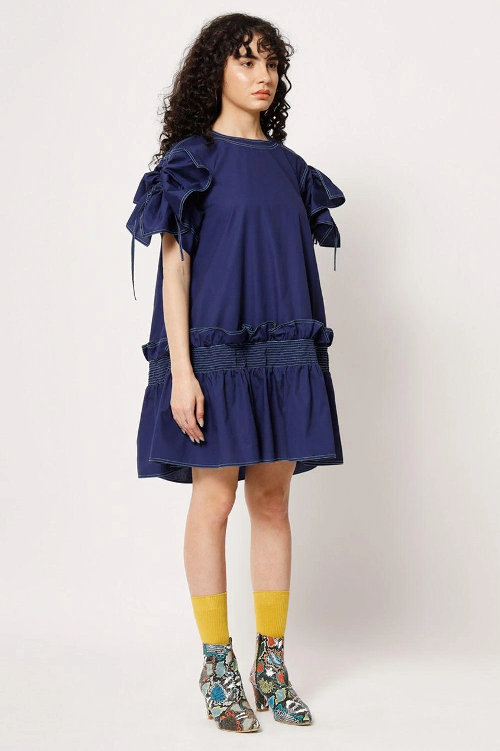 Two Point Two Navy Blue Samu Dress 7 Two Point Two Navy Blue Samu Dress - Image 5