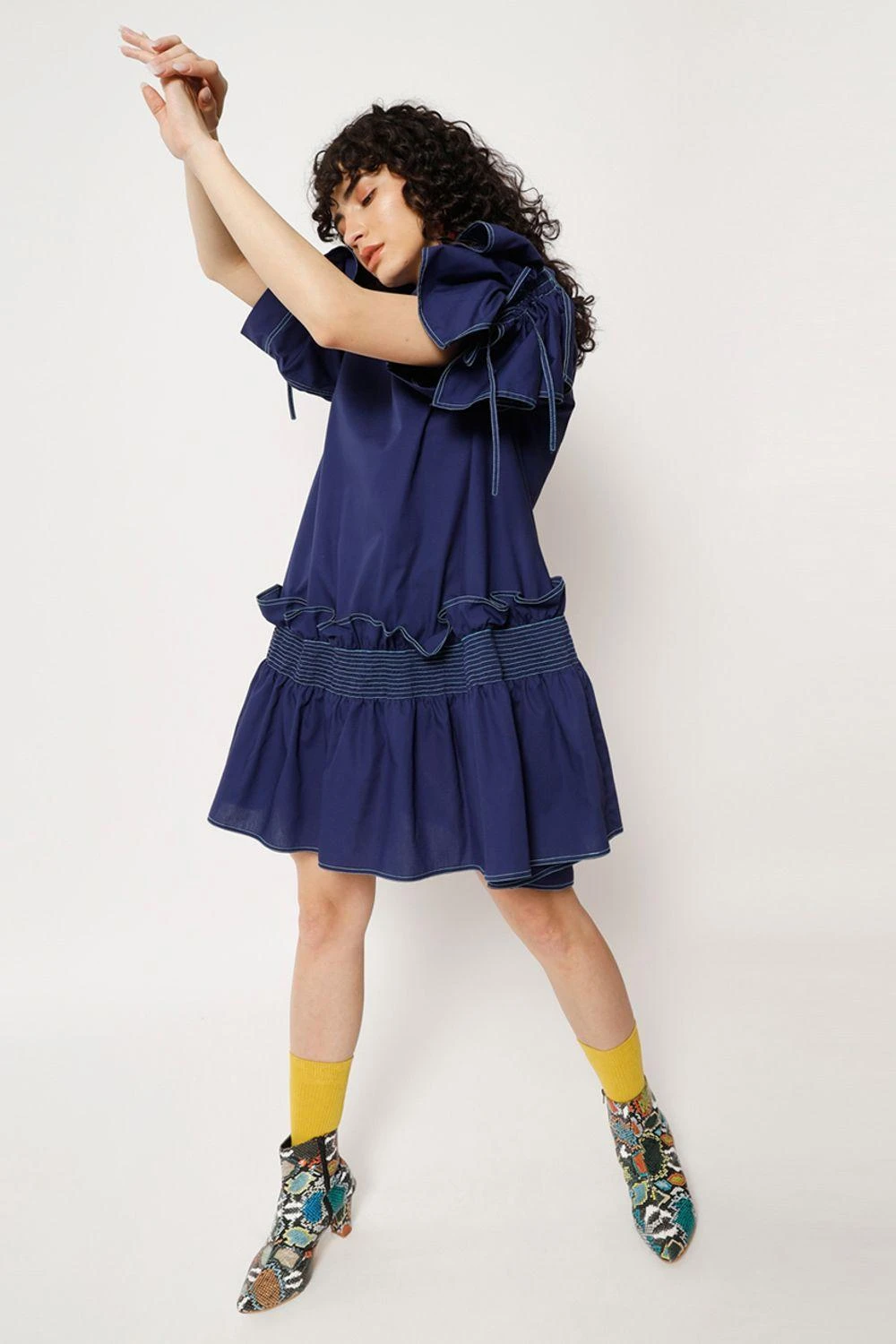 Two Point Two Navy Blue Samu Dress 8 Two Point Two Navy Blue Samu Dress - Image 6