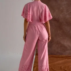 Sakshi Khetterpal Garden Inspired Chanderi Jumpsuit -Outlet Loometta Store 6124sk53 4