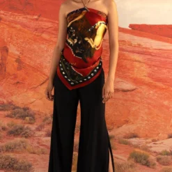 Shivan & Narresh Wilding Scarf Top