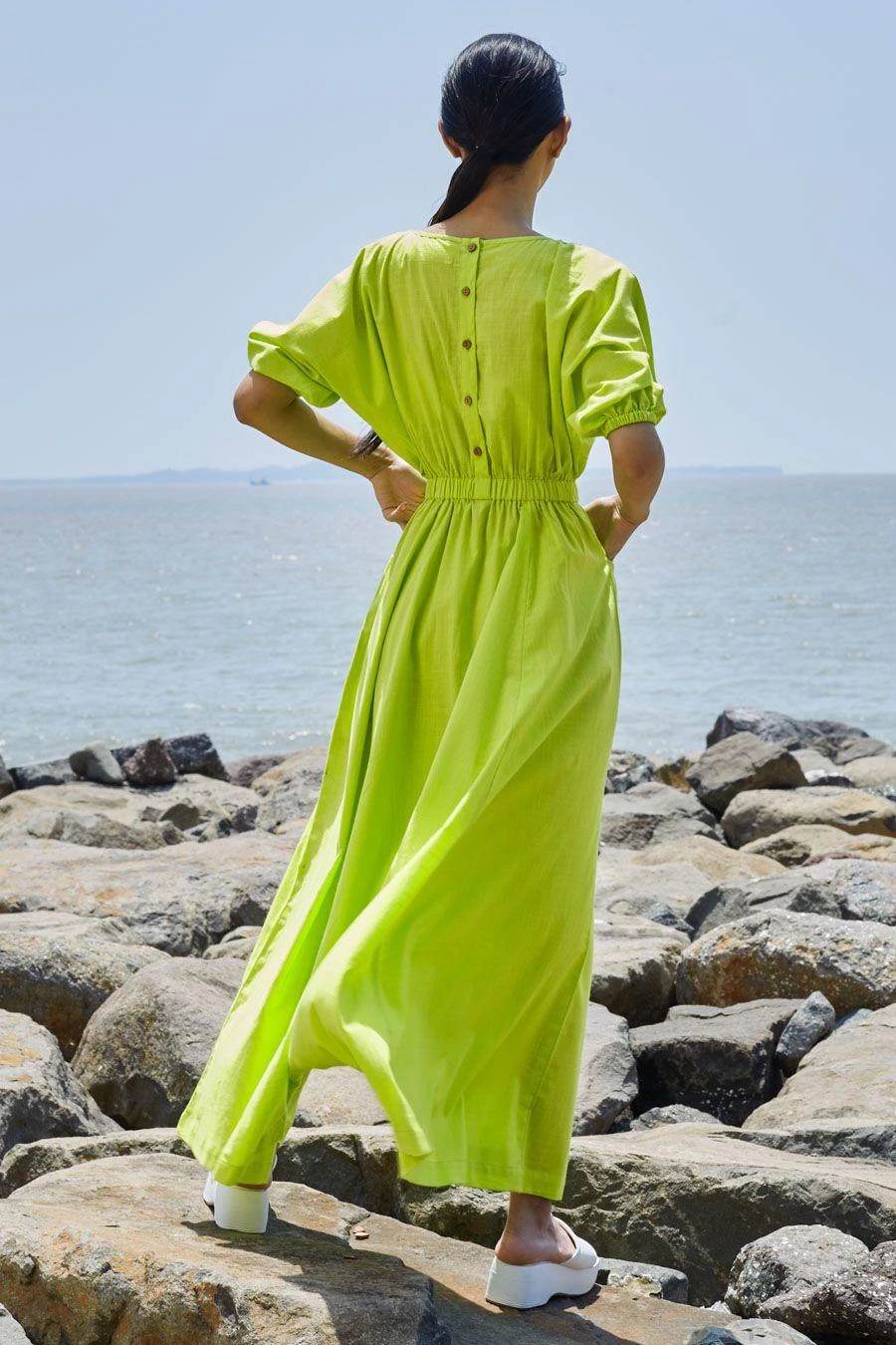 Mati Neon Green Sphara Jumpsuit 6 Mati Neon Green Sphara Jumpsuit - Image 4
