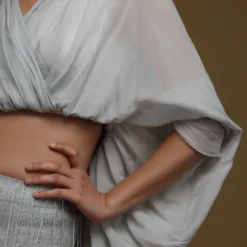 Shriya Som Blue Embellished Fringe Skirt -Outlet Loometta Store 8523ss5 3