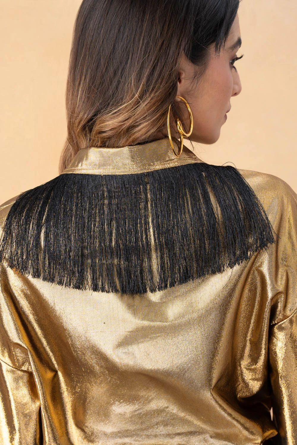 Rara Avis Antique Gold Embellished Shirt 8 Rara Avis Antique Gold Embellished Shirt - Image 6