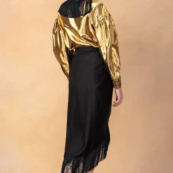 Rara Avis Antique Gold Embellished Shirt 15 Rara Avis Antique Gold Embellished Shirt -Outlet Loometta Store 8823ra8 7