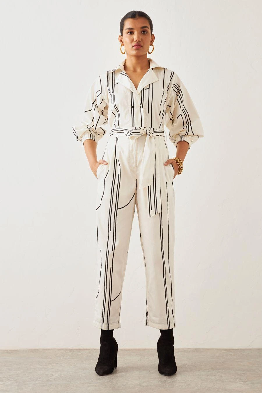 SNOB Off White Bowler Jumpsuit 4 SNOB Off White Bowler Jumpsuit - Image 2