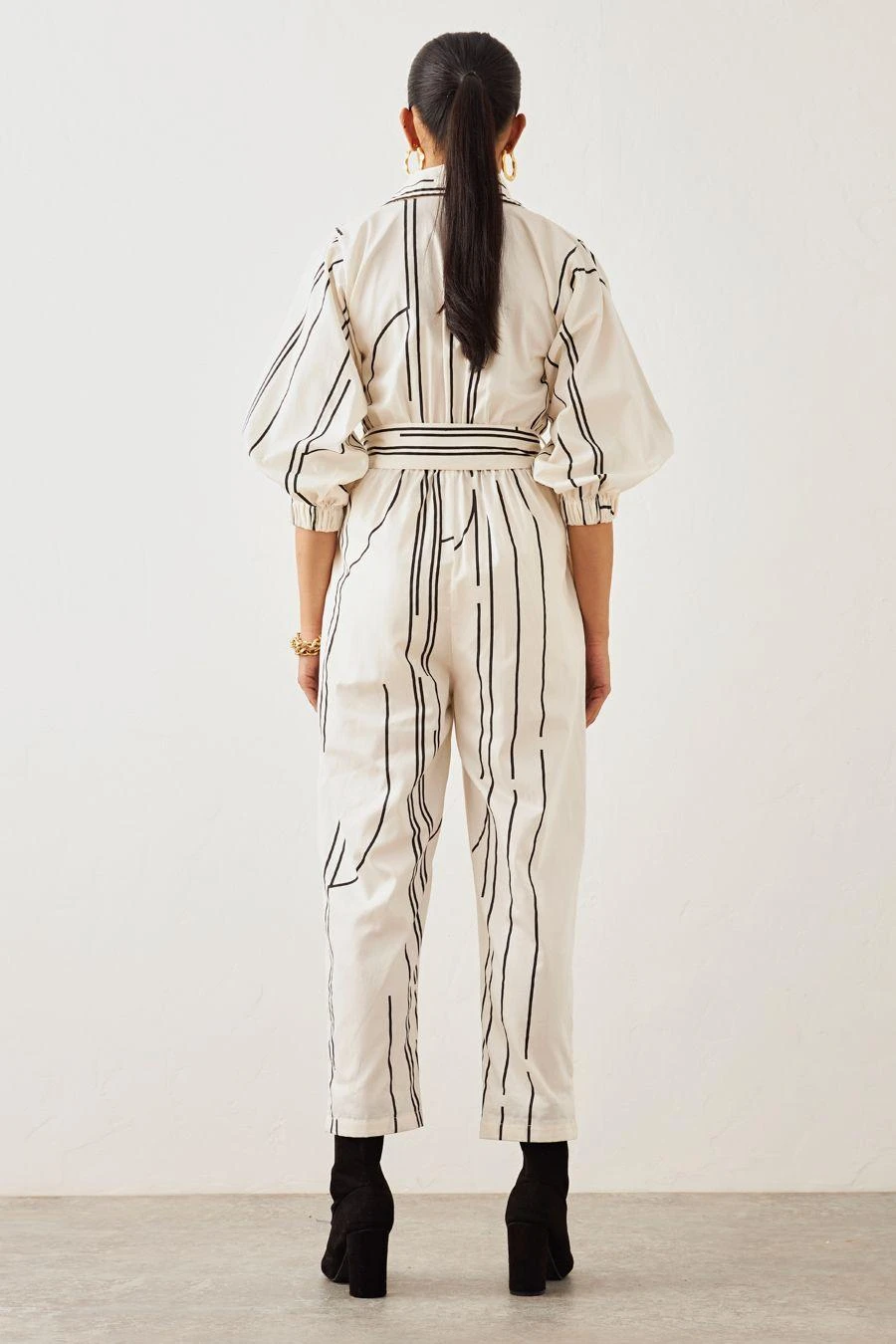 SNOB Off White Bowler Jumpsuit 8 SNOB Off White Bowler Jumpsuit - Image 6
