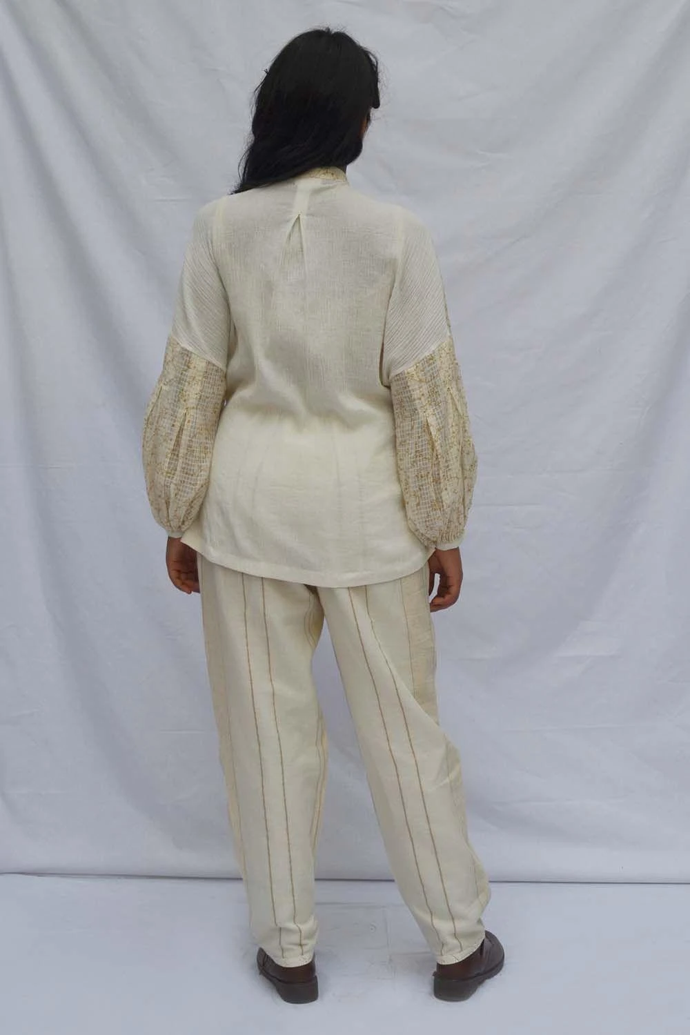 Ahmev Buttoned Top With Box Pleated Sleeves 7 Ahmev Buttoned Top With Box Pleated Sleeves - Image 5