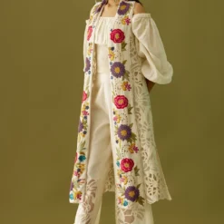 Chandrima Ivory Ruched Smocked Top -Outlet Loometta Store ch1228 2