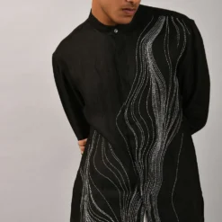 Countrymade Hand Embroidered Linen Shirt -Outlet Loometta Store cm btc sh 04 3