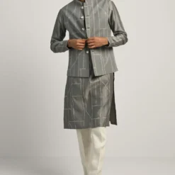 Countrymade Fuselage Hand Embroidered Grey Bundi 10 Countrymade Fuselage Hand Embroidered Grey Bundi -Outlet Loometta Store cm ctd bd 01 3