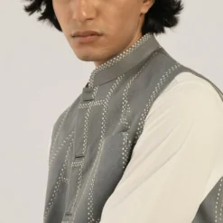 Countrymade Fuselage Hand Embroidered Grey Bundi 12 Countrymade Fuselage Hand Embroidered Grey Bundi -Outlet Loometta Store cm ctd bd 01 5