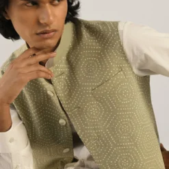 Countrymade Sage Green Linen Bundi 10 Countrymade Sage Green Linen Bundi -Outlet Loometta Store cm ctd bd 04 4