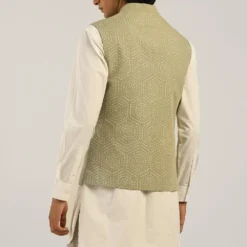 Countrymade Sage Green Linen Bundi 11 Countrymade Sage Green Linen Bundi -Outlet Loometta Store cm ctd bd 04 5