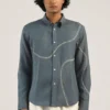 Countrymade Steel Blue Coil Shirt -Outlet Loometta Store cm ctd sh 06 1
