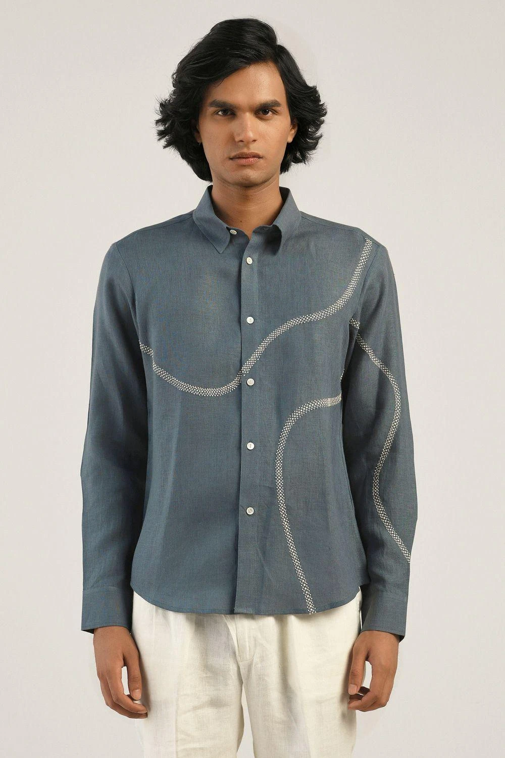 Countrymade Steel Blue Coil Shirt 3 Countrymade Steel Blue Coil Shirt