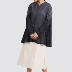 Ikai Shibori Circular Shirt -Outlet Loometta Store crs801 3 3