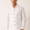 Dhruv Vaish White Flap Pocket Shirt -Outlet Loometta Store d06c0141c 1