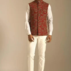 Dhruv Vaish Embroidered Jawahar Jacket