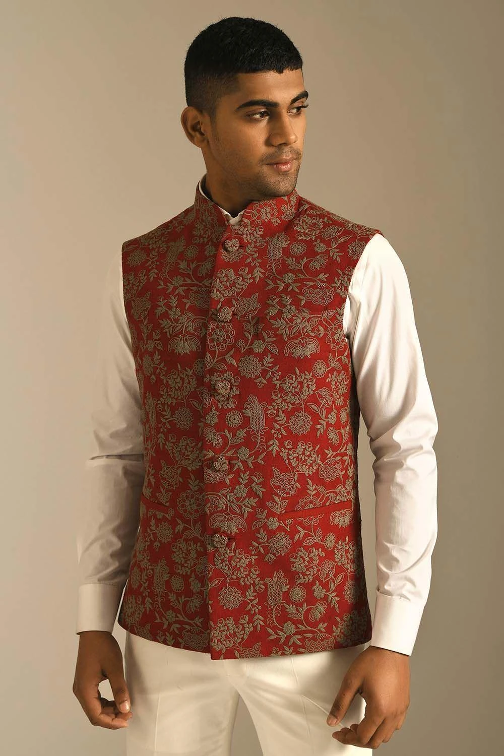 Dhruv Vaish Embroidered Jawahar Jacket 4 Dhruv Vaish Embroidered Jawahar Jacket - Image 2