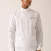 Dhruv Vaish White Shirt With Side Zipper & Snap Buttons -Outlet Loometta Store das17hc2421 1 1