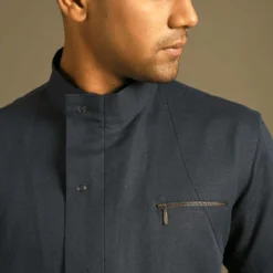 Dhruv Vaish Shirt With Zipper And Snap Buttons -Outlet Loometta Store das17hc2421 3