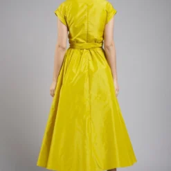 Gauri & Nainika Collar Neck Knotted Wrap Dress -Outlet Loometta Store gnd ss21 10 3