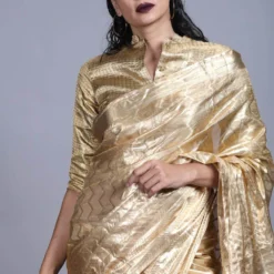 Hemang Agrawal Gold Drill Blouse