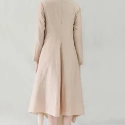 Salmon Asymmetric Drape Dress -Outlet Loometta Store int ss20 d1 38 4