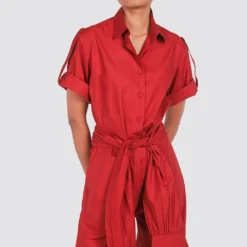 Ituvana Draped Jumpsuit -Outlet Loometta Store itu 4 4