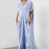 431-88 By Shweta Kapur Ice Blue Lounge Jumpsuit