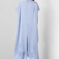 431-88 By Shweta Kapur Ice Blue Lounge Jumpsuit -Outlet Loometta Store loungejs1 4