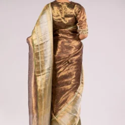 Mimamsaa Green Silk Tissue Printed Blouse -Outlet Loometta Store mim01219 4