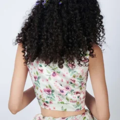 Nadiya Paar Floral Blouse With Bead Detailing -Outlet Loometta Store napa19 3