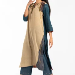 Medha Blue Cotton Pants -Outlet Loometta Store pa s21 bro 3 1