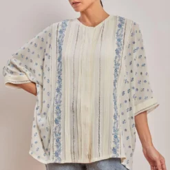 PATINE Hand Embroidered Chikankari Top With Lace Details -Outlet Loometta Store patine 15 4