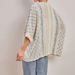 PATINE Hand Embroidered Chikankari Top With Lace Details -Outlet Loometta Store patine 15 5