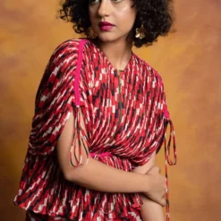 Saaksha & Kinni Red Checkered Skirt 10 Saaksha & Kinni Red Checkered Skirt -Outlet Loometta Store sk 229sk9 4