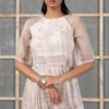 Urvashi Kaur Veiled Rose Format Top In Linen Noil -Outlet Loometta Store va 17 1